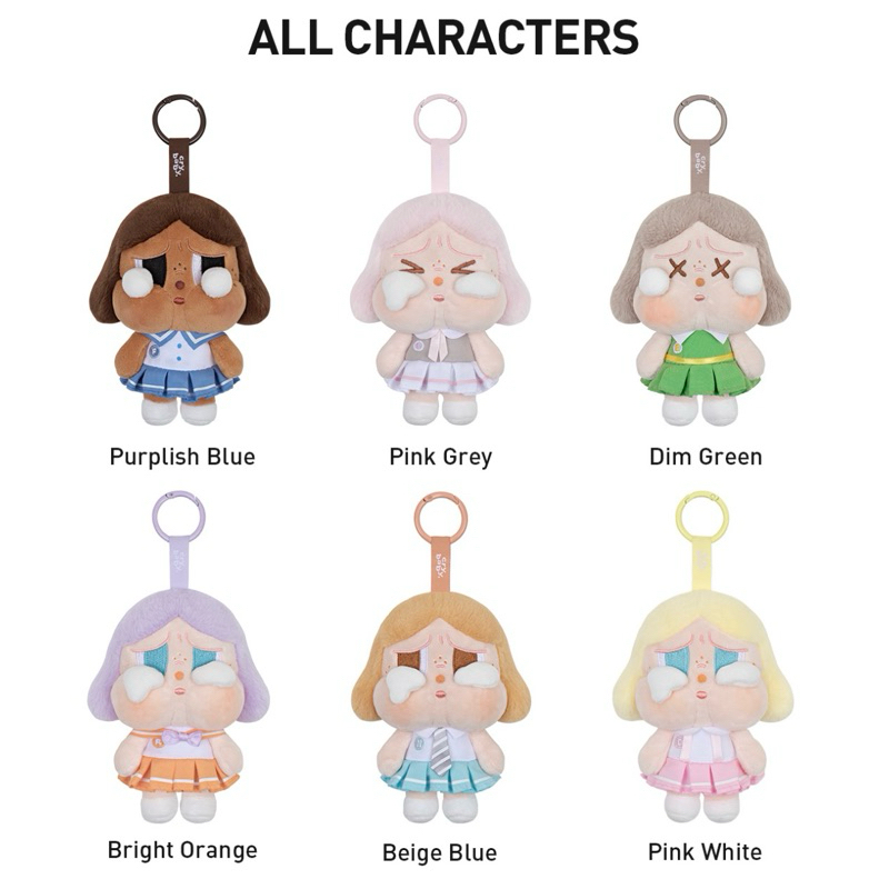 POP MART CRYBABY Sunset Concert Series-Plush Pendant Blind Box móc khoá crybaby bông