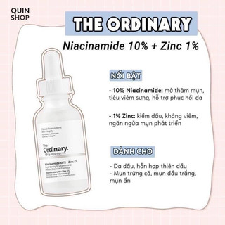 SERUM THE ORDINARY NIACINAMIDE 10% + ZINC 1%