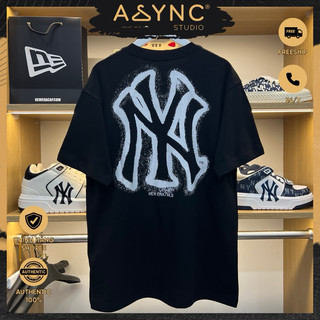 (Auth) Áo Thun New Era x MLB NY New York Yankees Painted Big Logo Màu Đen CODE: 13334698 - Async Studio