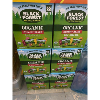 Kẹo dẻo gấu trái cây hữu cơ Black Forrest Organic Gummy Bears thùng 1.47kg