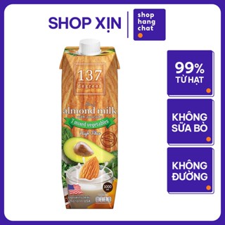 [COMBO 2 HỘP 1 Lít] Sữa Hạt Hạnh Nhân Nguyên Chất 137 Degrees Thơm Ngon, Bổ Dưỡng