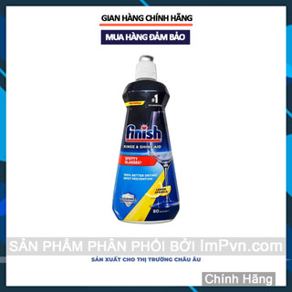 Nước làm bóng finish 400ml - chất trợ xả cho máy rửa bát - imp - impvn