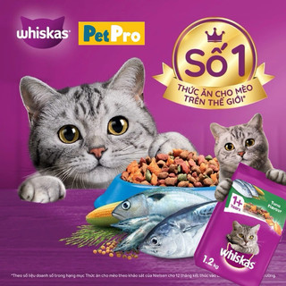 Hạt whiskas 1.2kg cho mèo con và mèo trưởng thành