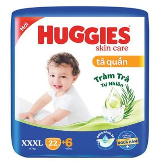 Tã Bỉm Quần Huggies Size XXXL 22  Miếng +6 Miếng