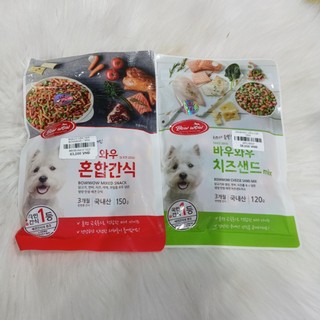 Snack hỗn hợp bowwow cho chó 40g , 150g , 350g