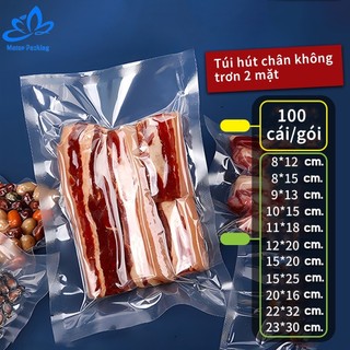  Túi hút chân không thực phẩm  2 mặt trơn  nhiều kích thước khác nhau có thẻ dùng lại được-Mstar-Packing 