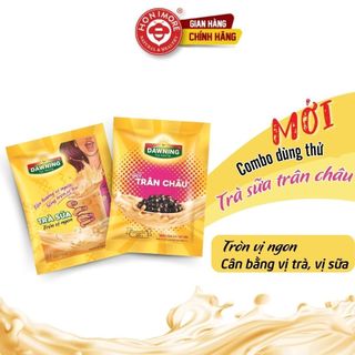  Set 1 ly Trà sữa trân châu Tròn vị ngon 54g/ly