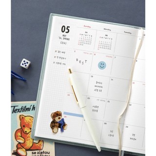 Planner/ sổ iconic the planner m 2024 - lập kế hoạch theo tuần, tháng, size a5
