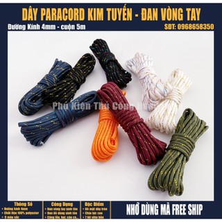 Dây dù paracord kim tuyến