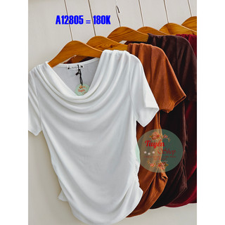 Áo thun ôm cổ đỗ