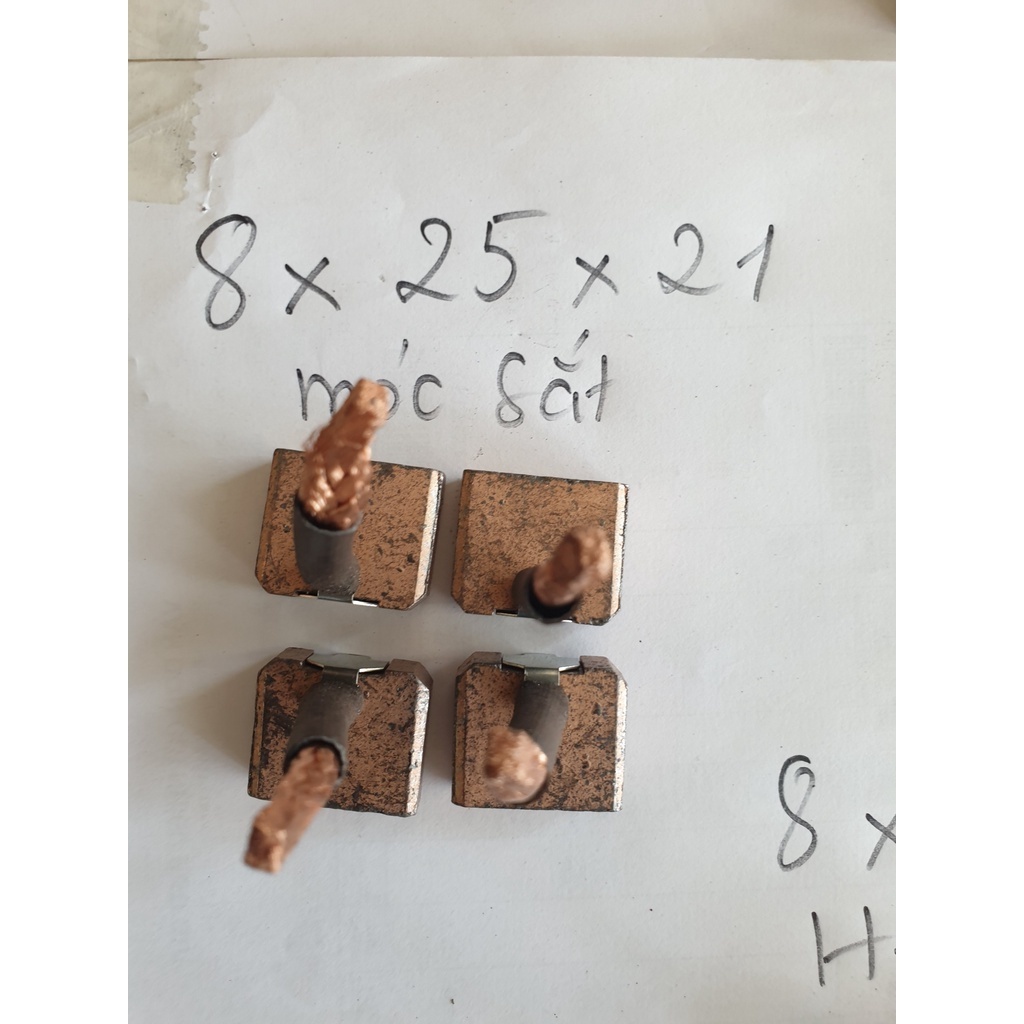 Than đề oto (chổi than đề) - giá 1 bộ 4 cái - nhiều kích cỡ