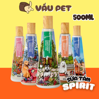 Sữa Tắm Chó Thơm Lâu Spirit - Sữa Tắm Chó Mèo Hương Nước Hoa 500ml
