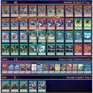Bài YUGIOH - Infernoid Deck - Bài IN 1 MẶT (60 Cards)