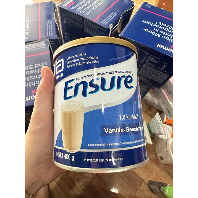 Sữa bột Ensure Đức hương Vanille-Geschmack hộp 400g