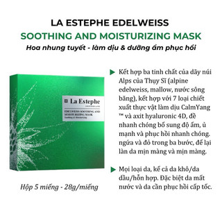 Mặt nạ La Estephe Thuỵ Sĩ cao cấp [Giá lẻ miếng]