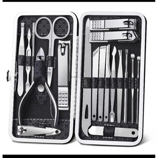 Bộ bấm móng tay 19 món bằng thép không gỉ - bộ bấm móng tay cao cấp