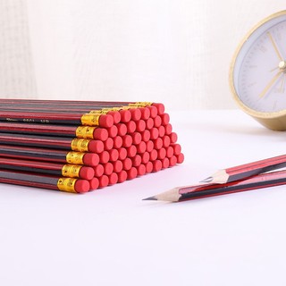 10 Bút Chì Hb 19Cm Kèm Tẩy - Thỏ Hồng VPP