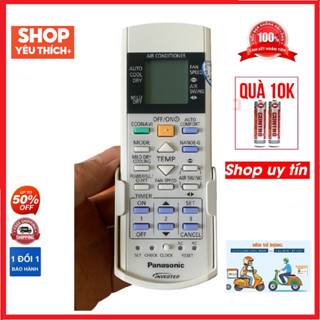  Điều khiển điều hòa panasonic Remote máy lạnh panasonic CS-S10MKH-8 hàng tốt 