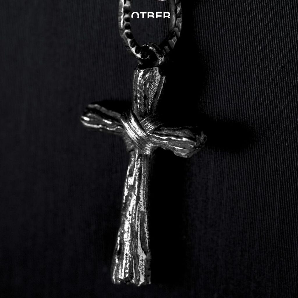 WOODEN CROSS PENDANT