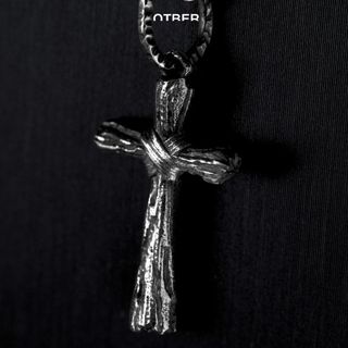 Wooden cross pendant