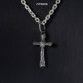 WOODEN CROSS PENDANT