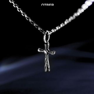 WOODEN CROSS PENDANT