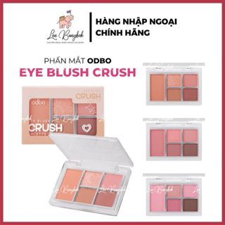 [Nội Địa Thái] Phấn Mắt Odbo 6 Ô Eye Blush Crush Palette ODS04 Cho Mắt, Má Hồng Thái Lan 6g