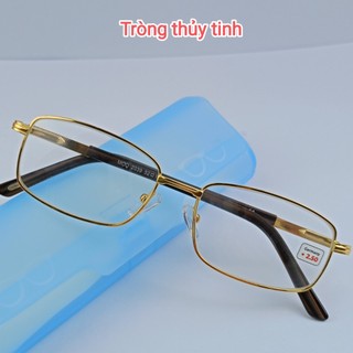 Kính viễn kính đọc sách thị tròng thuỷ tinh gọng lò xo from kính đẹp
