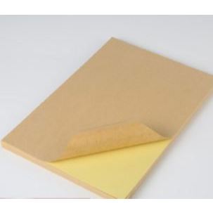 DECAL GIẤY KRAFT MÀU VINTAGE(da bò)  A4(100 TỜ / XẤP) - DECAL BÓC DÁN