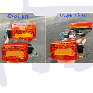 Cặp xi nhan trước sau xe chaly đời 84 và chaly việt thái có bóng
