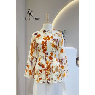 [Áo lẻ] bà ba tay dài chất lụa mango (không quần) -SÍN STORE-L7A