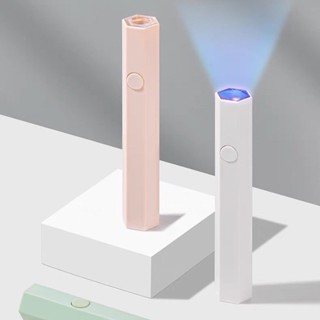 Đèn hơ móng mini 1 ngón tích điện, Máy hơ gel nail 1 bóng 3W Cầm Tay