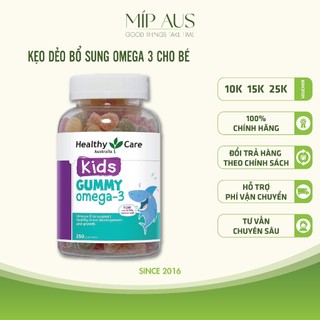 Kẹo Dẻo Tăng Thị Lực Và Phát Triển Trí Não - Healthy Care Gummy Omega 3 - 250 viên
