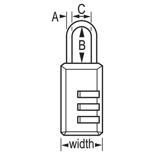 [Hỏa tốc HCM] Bộ 2 khóa vali Master Lock 646T - MSOFT