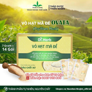 Vỏ Hạt Mã Đề Psyllium 98gr