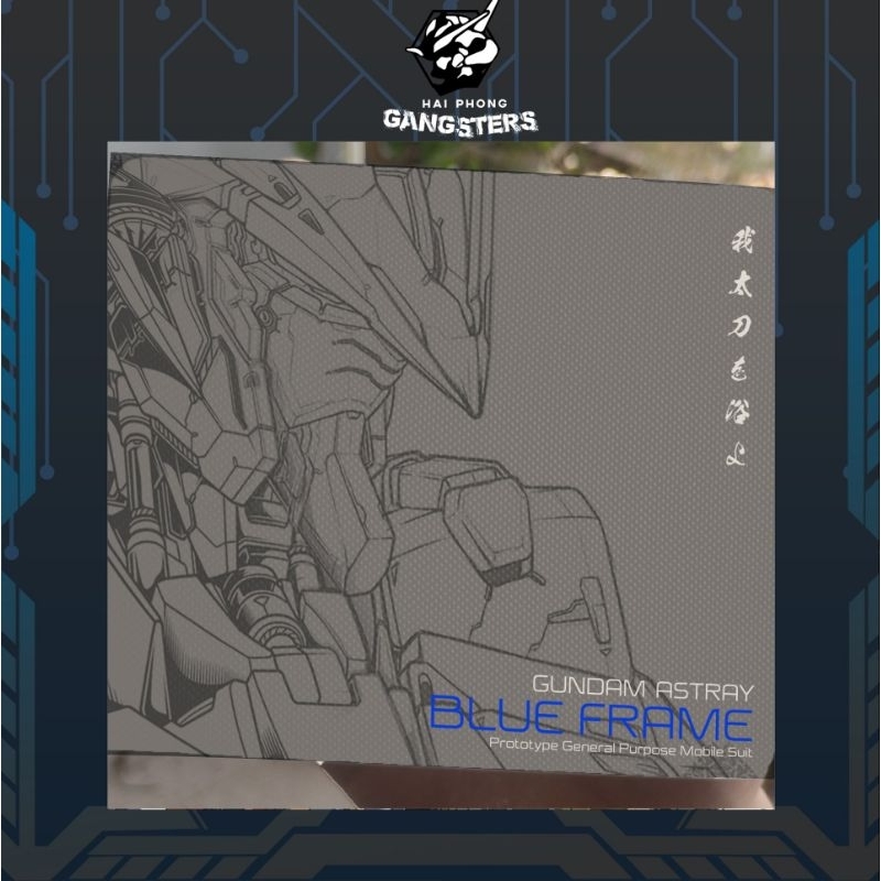 [Nhắn shop trước]AF3 - Astray Blue Frame Gundam -  base mica cho gundam MG HG