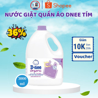 Nước giặt quần áo Dnee Thái Lan 3000ml cho bé -Công ty Đại Thịnh (màu Tím)