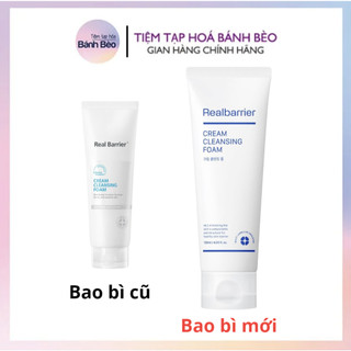 [MỚI NHẤT] Sữa rửa mặt dịu nhẹ cho da nhạy cảm Real Barrier Cream Cleansing Foam 120ml/220ml