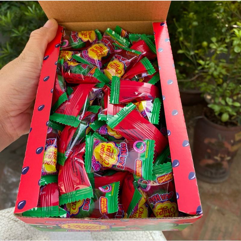 Kẹo Sing Gum có nhân siro dưa hấu Big Babol Bubble Gum / Shapeez.