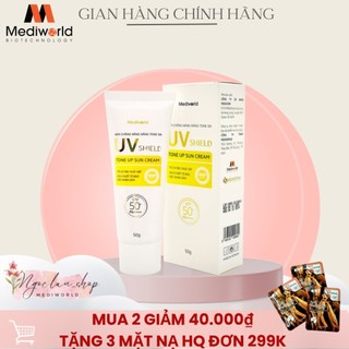 Kem chống nắng Uv Shield Tone Up Sun Cream 3in1 mẫu mới Mediworld
