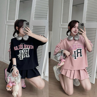 Set áo đính nơ mix chân váy xếp ly bigize 60kg-95kg