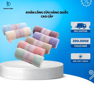 Khăn mặt lông cừu Hàn Quốc siêu mềm mịn - Hàng cao cấp