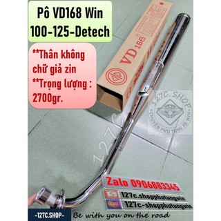 [HCM] Pô VD168 Win 100 Win 125 Win Detech (Thân không chữ giả zin)