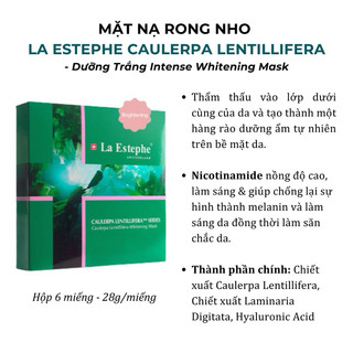 Mặt nạ La Estephe Thuỵ Sĩ cao cấp [Giá lẻ miếng]
