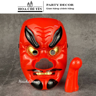 Mặt nạ Nhật Bản hoá trang halloween Tengu Thiên Cẩu