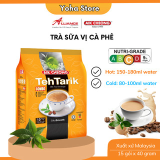 Trà Sữa Vị Cà Phê Aik Cheong Combo 4 In 1 (15 Gói x 40g) - nhập khẩu Malaysia