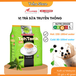 Trà Sữa Aik Cheong Vị Classic 3 In 1 600G (40 G X 15 Gói) - Nhập khẩu từ Malaysia