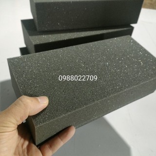 Tấm mút xốp xoa tường màu đen KT 204cm loại 1