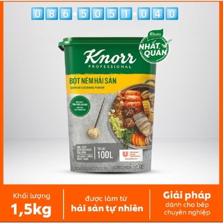 Bột nêm hải sản knorr seasoning hộp 1.5kg nấu canh lẩu súp