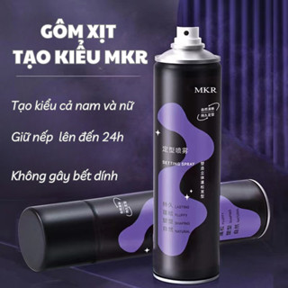 Gôm xịt tóc MKR 200ml loại xịn - Keo xịt gôm giữ nếp - Làm phồng chân tóc tạo kiểu bồng bềnh tự nhiên